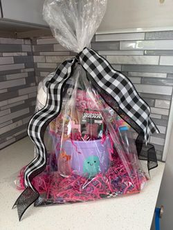 Kids Halloween Boo Basket with Toys and Candy