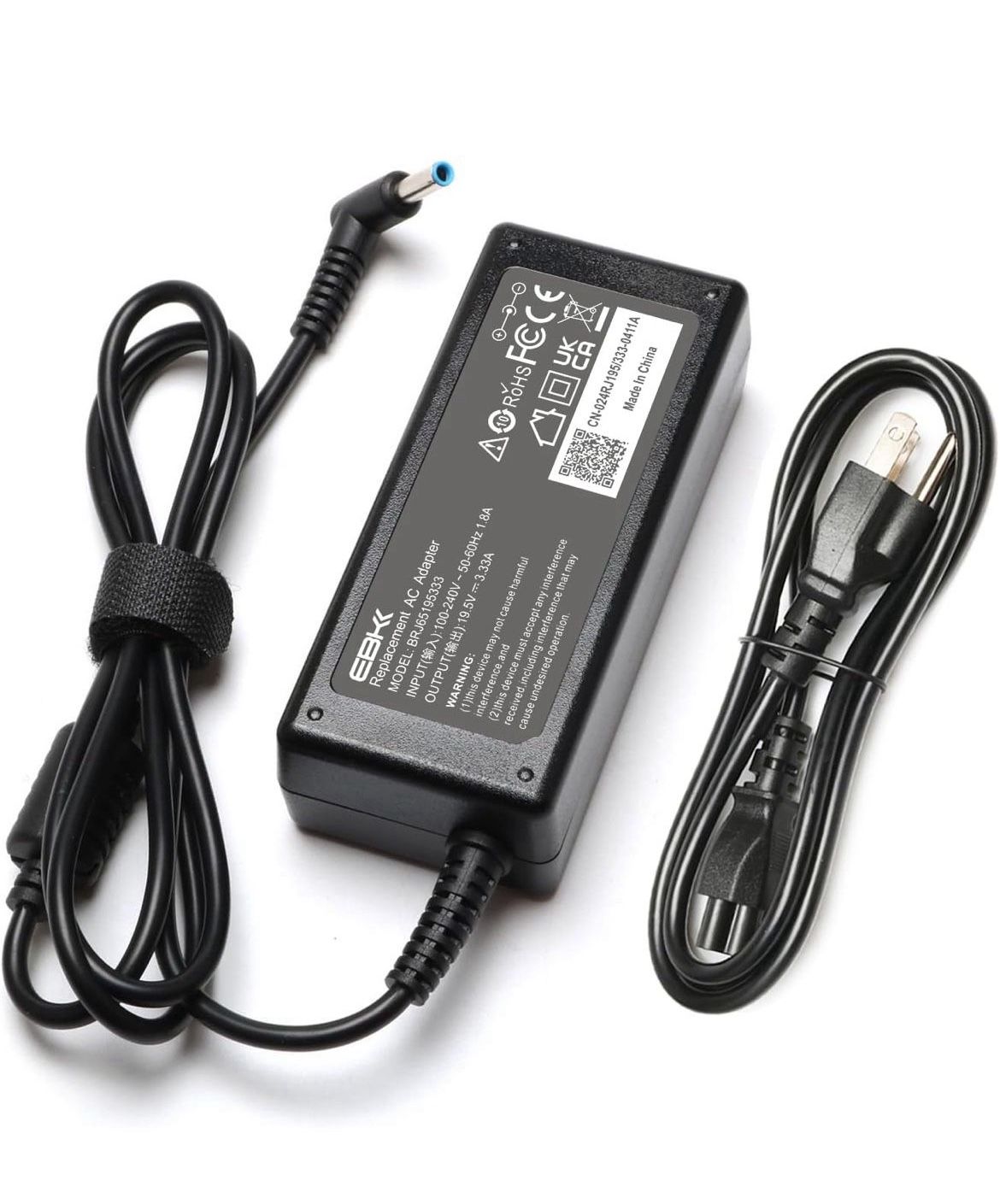 65W Laptop Charger for HP EliteBook Charger 840 850 845 830 820 G9 G8 G7 G6 G5 G4 G3 / ProBook 450 430 440 446 455 470 640 650 745 735 725 755 Power C