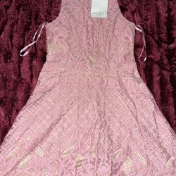 Pink/Blush Lace Dress