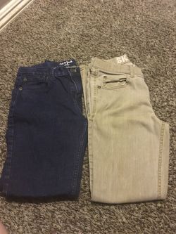 Boys jeans size 10 and 12