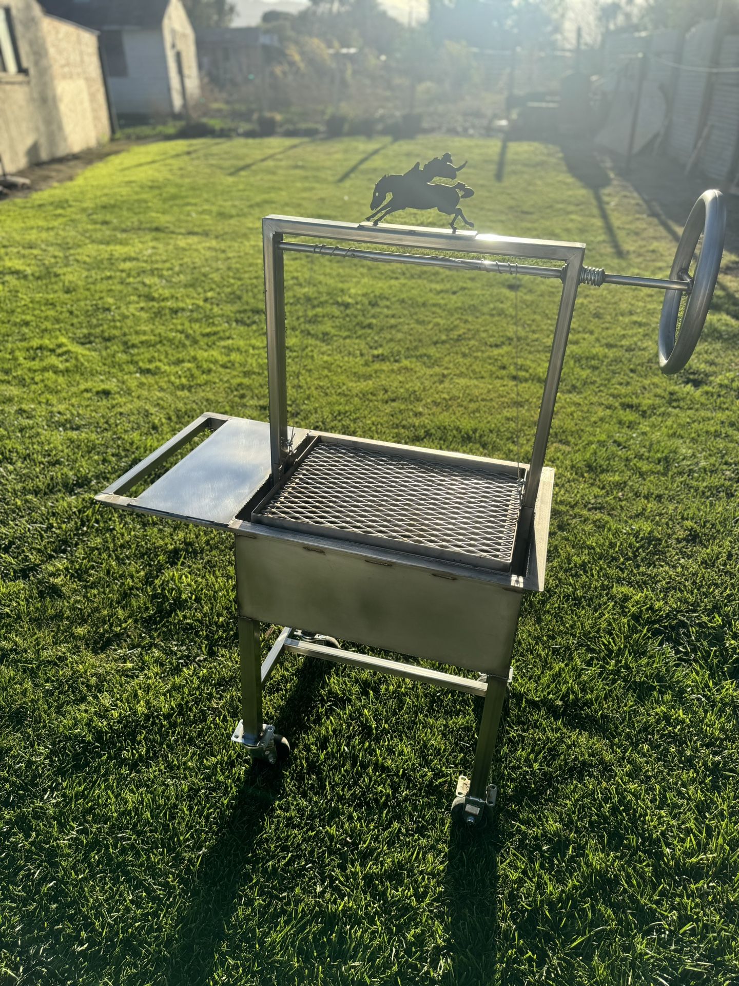 Stainless Steel Barbecue Pit