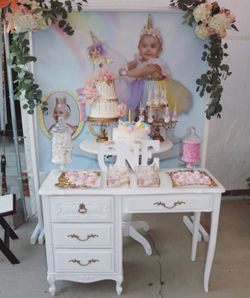 Desert table vintage desk