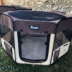 Pet Dog Playpens Portable Soft Dog Exercise Pen Kennel Crate Foldable 