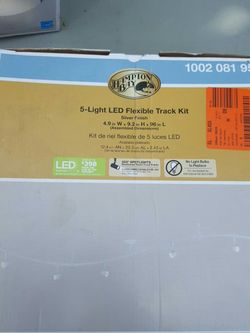 NEW 5 LIGHT LED FLEXIBLE Track KIT