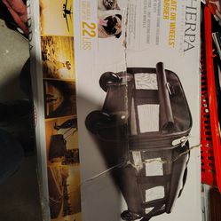 Sherpa pet carrier on wheels