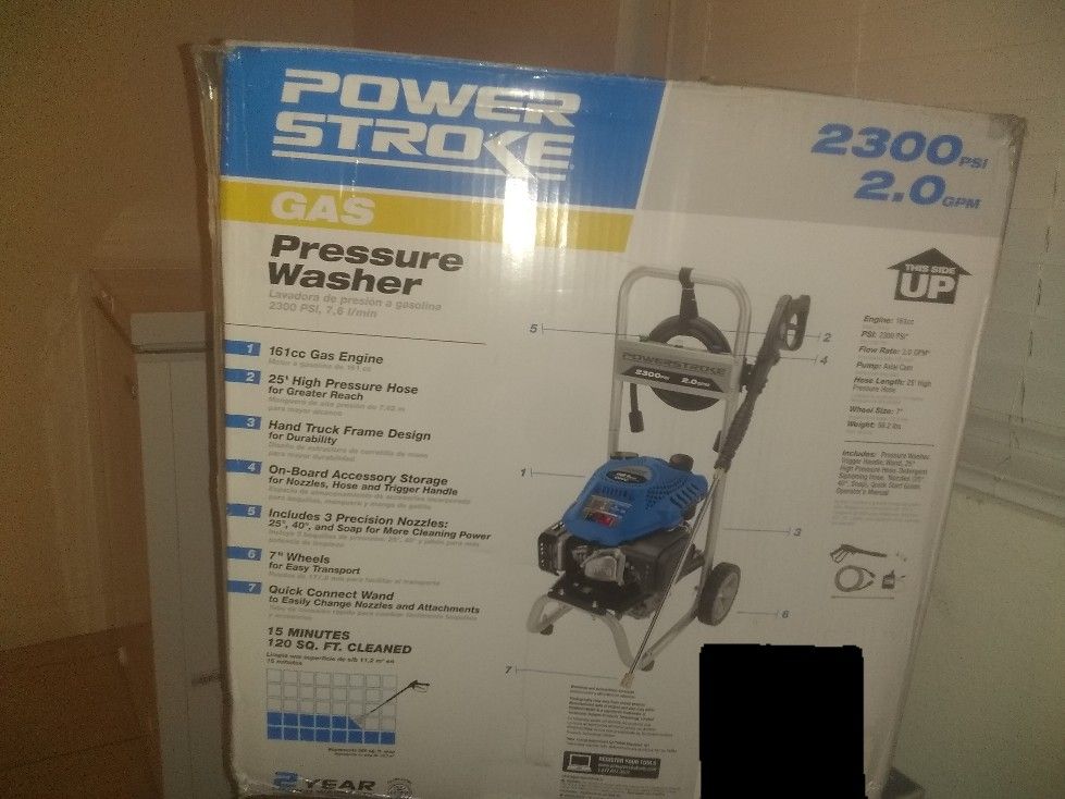 Powerstroke 2200 PSI Gas Pressure Washer for Sale in Fontana, CA OfferUp