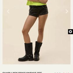 DAYDREAMER CHARLI XCX BRAT VINTAGE TEE - XS