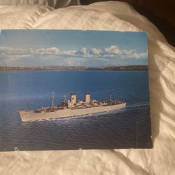 Vintage Naval Picture USS General William A Mann T-AP 112 In Seattle 