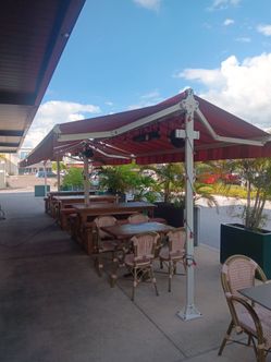 Large Commercial Retractable Awning System