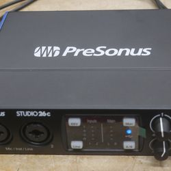 Interface Studio 26C Presonus used 890101-2