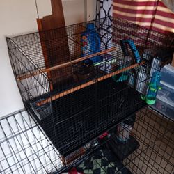 BIRDS CAGES WITH BOTTLES