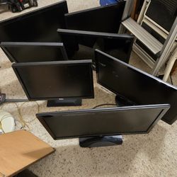 various computer monitors