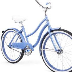 24" Huffy Cranbrook Cruiser Bike, Ages 12+ Years, Periwinkle