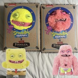 Fuggler SpongeBob & Patrick 9" Plush Set 