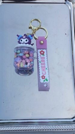 Cute Kuromi Water Keychain