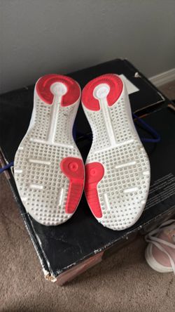 Purple under armor athletic sneakers