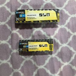 A A  1.5 V. 24 Heavy Dury Batteries 