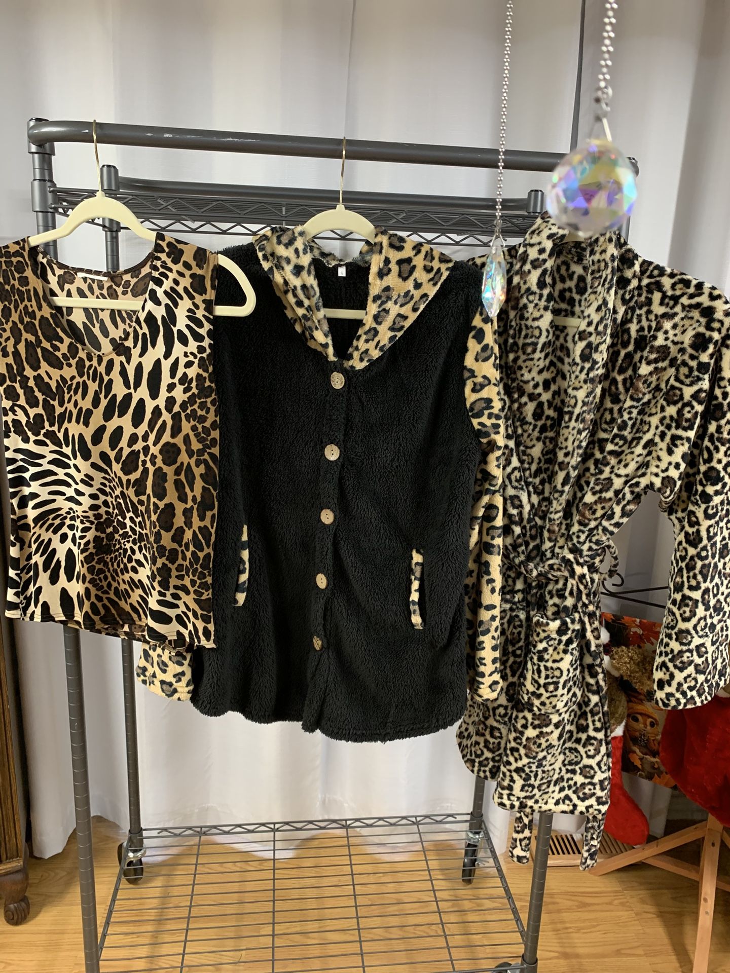 Leopard Top Leopard Bathrobe, Leopard Coat