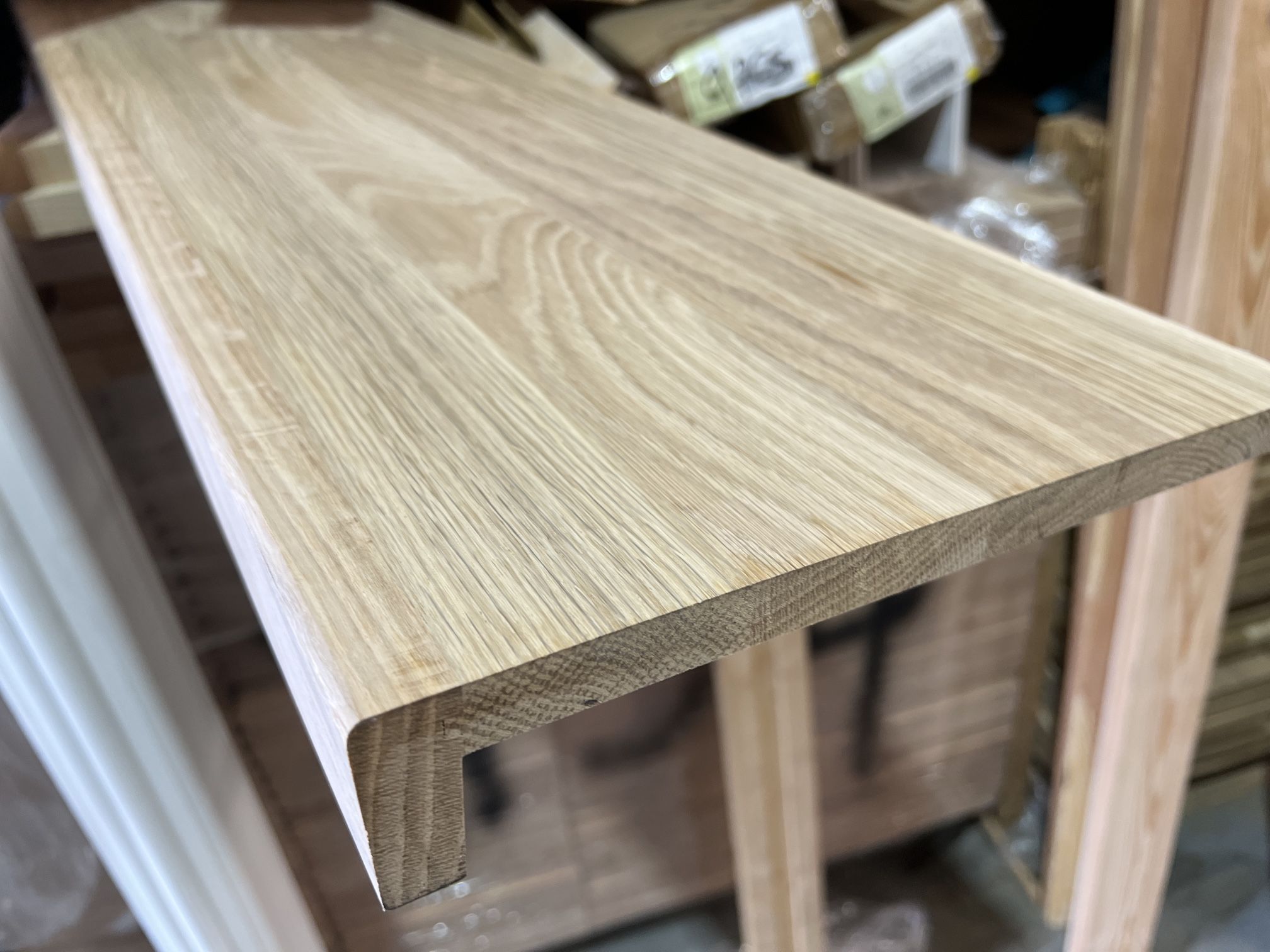 White Oak Stair Treads Square Edge Non Bullnose SERIOUS INQUIRIES ONLY