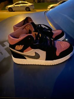 air jordan 1 mid, canyon rust, 6.5