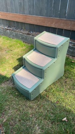Pet Stairs 3-Step Plastic Dog Steps