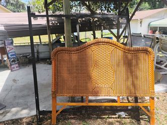 Queen size headboard and frame $30