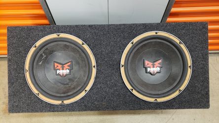 Rockford Fosgate Punch Power Subwoofers with box.