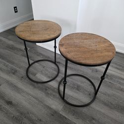 Tables that slide for under your sofa  $80  for both or best offer.