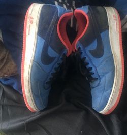 Nike Air Force 1 Low Distance Blue Atomic Red