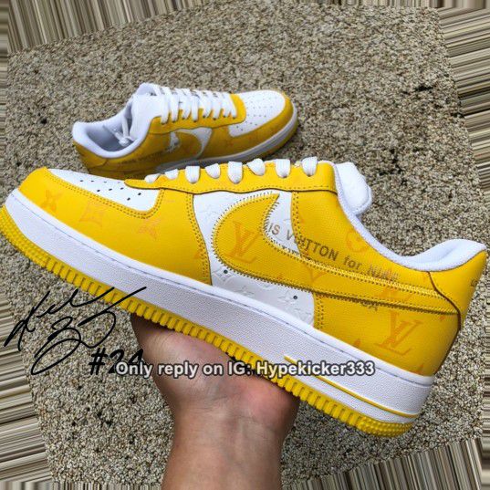 Vuitton Nike LV Air Force 1 Low clean and neat sneaker for Sale in