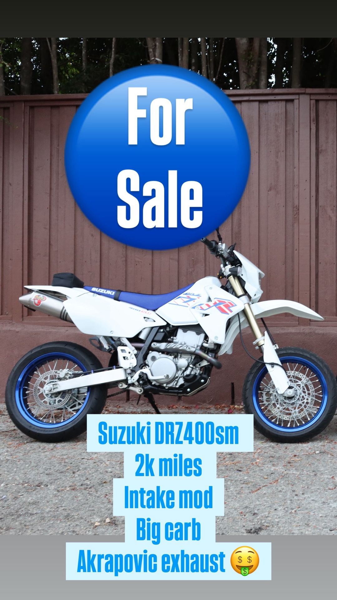 2023 Suzuki Drz400sm
