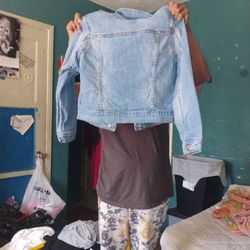 Blue Jacket Size Medium 7 To 8