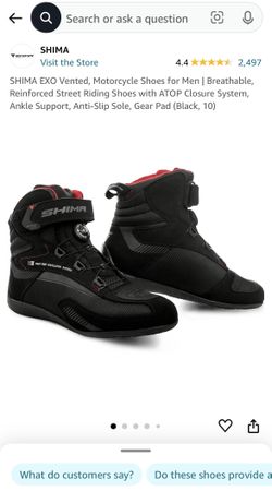 Shima Exo Vented Motorcycle Boots for Sale in Miami, FL - OfferUp