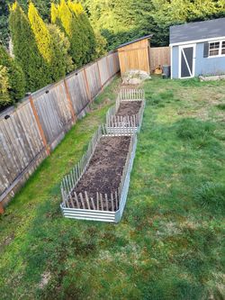 Raised garden beds