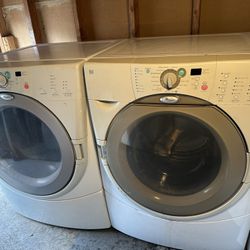 Whirlpool Washer And Dryer Set From Load Working Great 