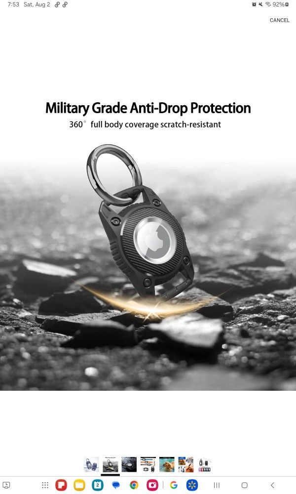 4 Pcs Waterproof Airtag Dog Collar Or Keychain Holder (40)