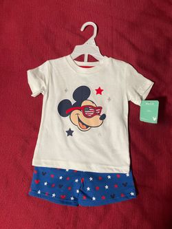 4th of July Mickey Mouse outfit - 18m