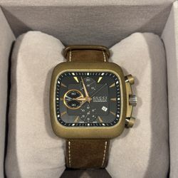 Gucci Coupe 131.2 Automatic Chrono Bronze Men’s Watch YA131205