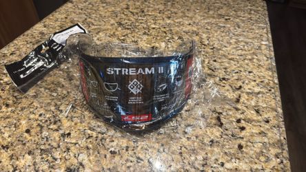 LS2 Stream 2 Blue Iridium Visor