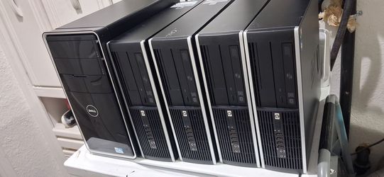 5 Desktop Computers Windows 10. Good condition. asking 180 for all 5...or 50 each.
- 4 HP Hp desktop computer.
Windows 10.
-AMD Athlon proce