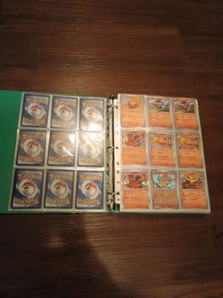 Pokemon Cards Common, Holo, Reverse Holo, I regulation marks, complete binder. Mint condition, around 531 cards total.