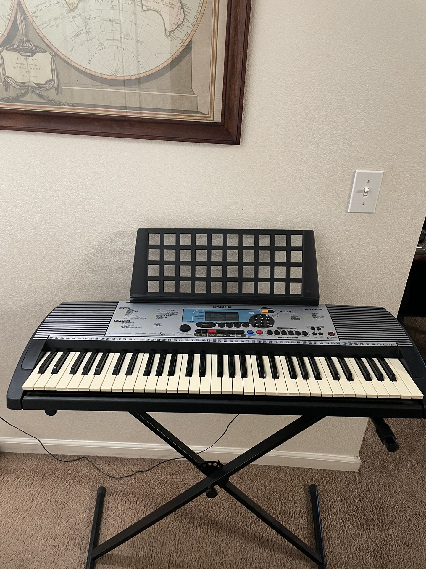 Yamaha PSR-225GM Portatone 61-Key Electronic Keyboard