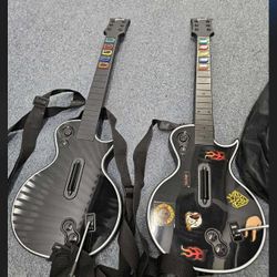 XBOX & PLAYSTATION Game Guitars and a turntable..no dongles...sold as is. Not tested.  
