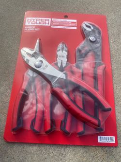 Hyper Tough 4 Piece Pliers Set