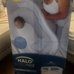 NEW HALO BASSINEST PREMIUM SERIES WITH LIGHT, SOOTHING SOUNDS & VIBRATIONS 