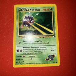Pokémon - Sabrina's Venonat 96/132 - 2000 Gym Heroes Set