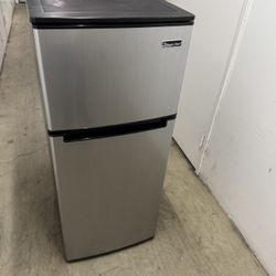 Tall Stainless Steel Mini Refrigerator Fridge Freezer Free Local Delivery