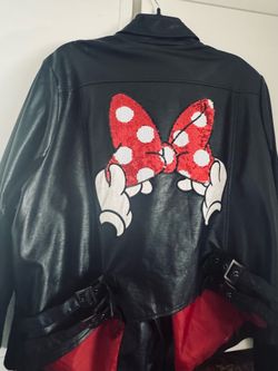 Torrid Minnie Mouse faux leather jacket size 3