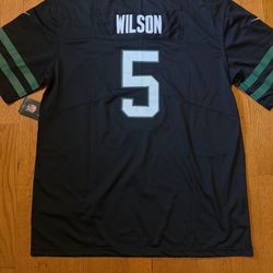 Black green Wilson jersey New York Jet Men