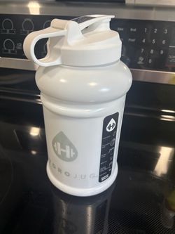 HydroJug Large Water Bottle White